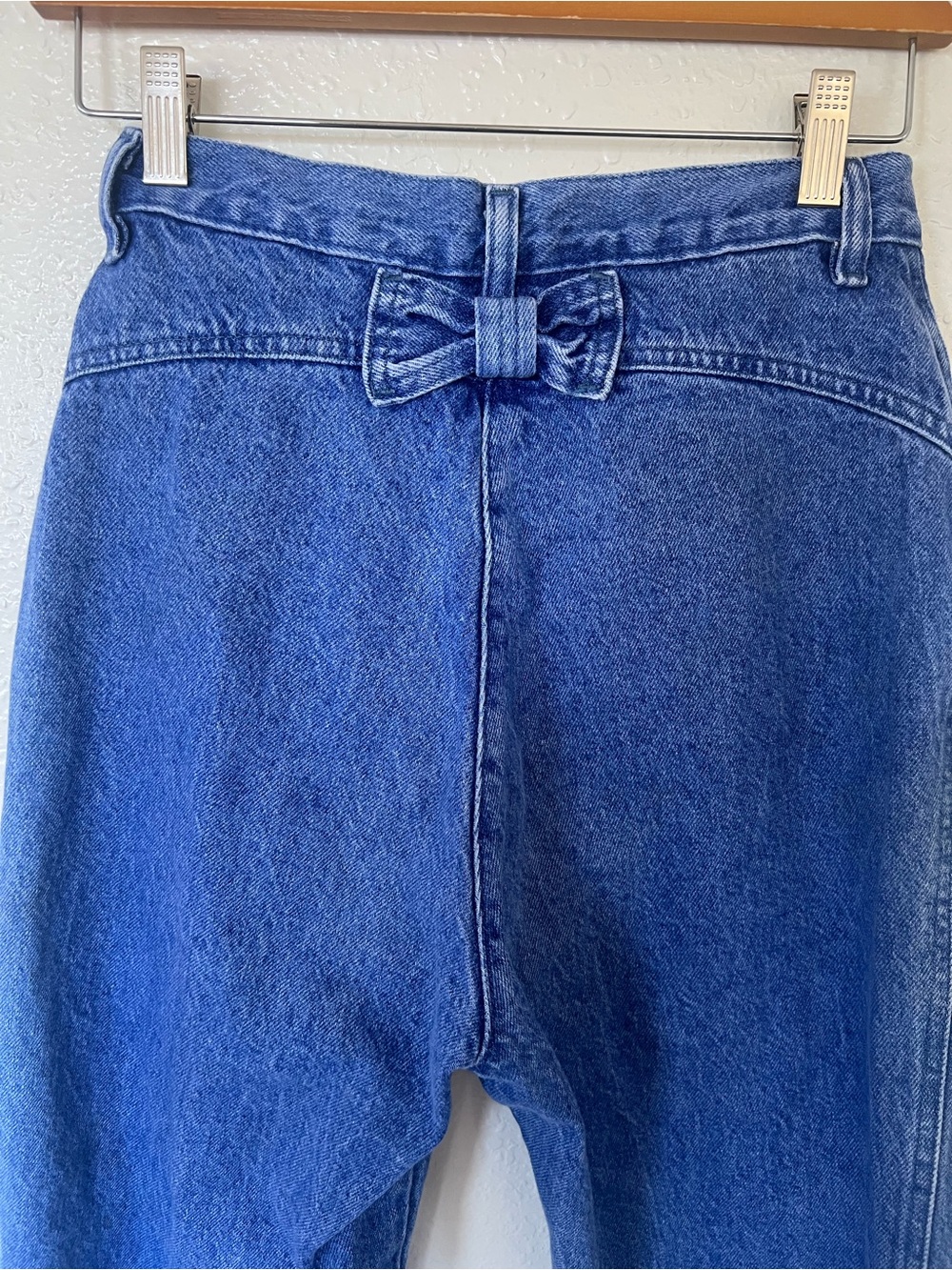 Vintage Roper Blue Girls’ Denim Jeans with Back Bow size 7